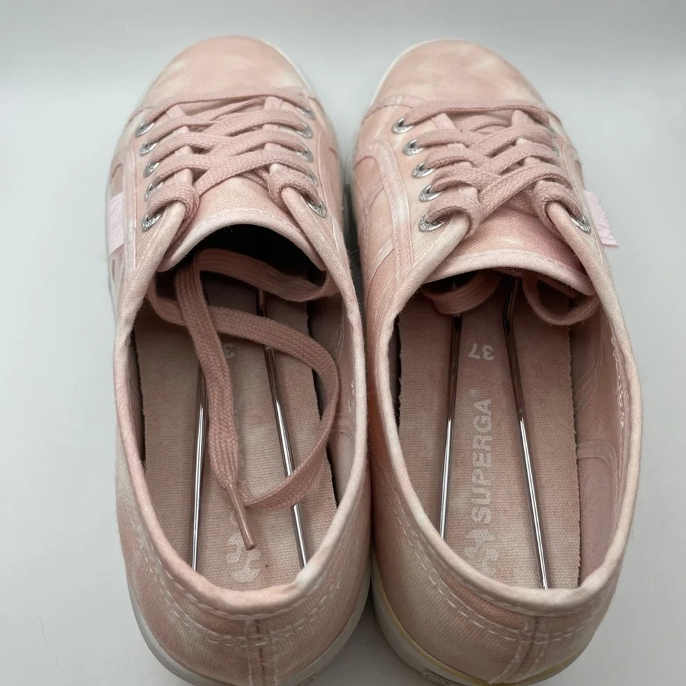 Superga pink marble platform sneakers women’s EU 37